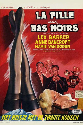 Affiche de The Girl in Black Stockings