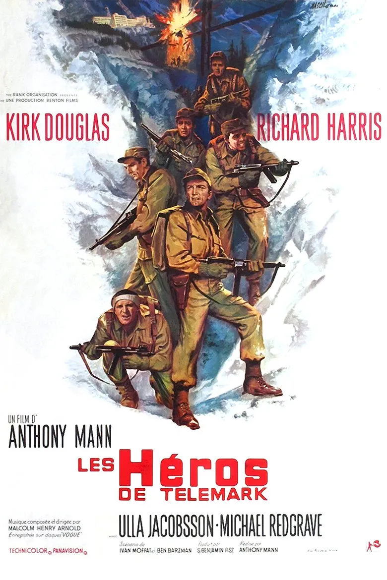 Affiche de Les Héros de Télémark