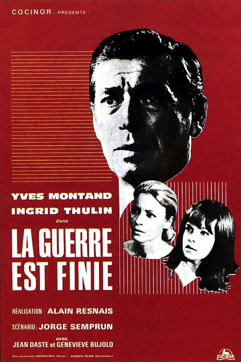 Affiche de La guerre est finie