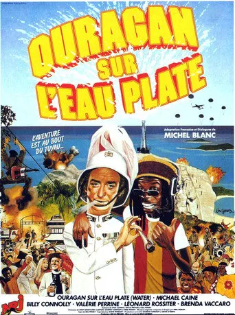 Affiche de Ouragan sur l'eau plate