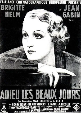 Affiche de Adieu les beaux jours