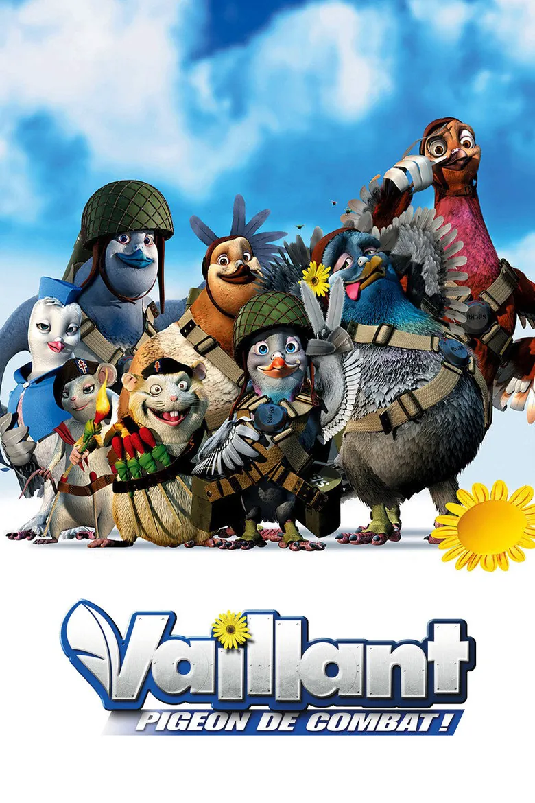 Affiche de Vaillant, pigeon de combat !