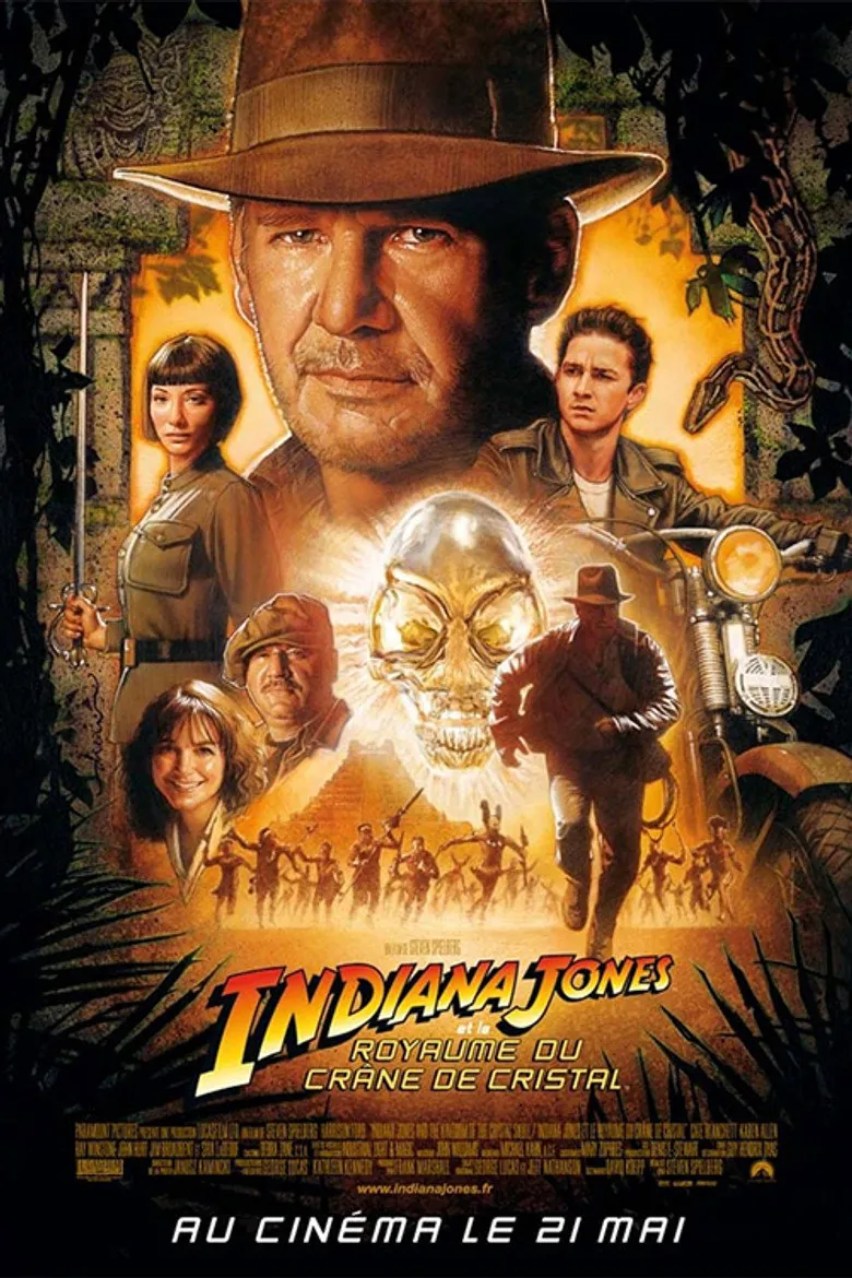 Affiche de Indiana Jones et le royaume du crâne de cristal