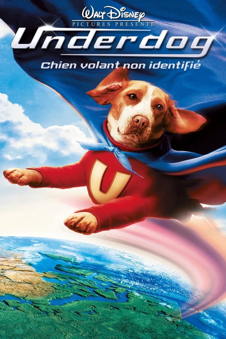 Affiche de Underdog, chien volant non identifié