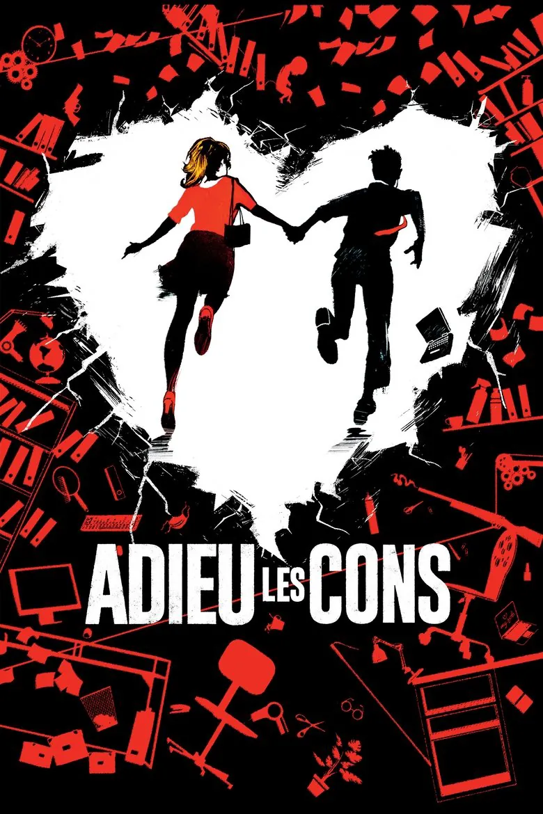 Affiche de Adieu les cons