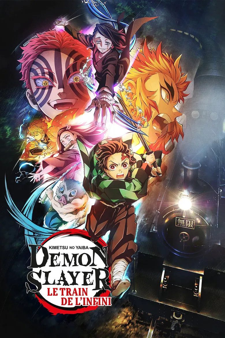 Affiche de Demon Slayer : Kimetsu no Yaiba - Le film : Le train de l'Infini