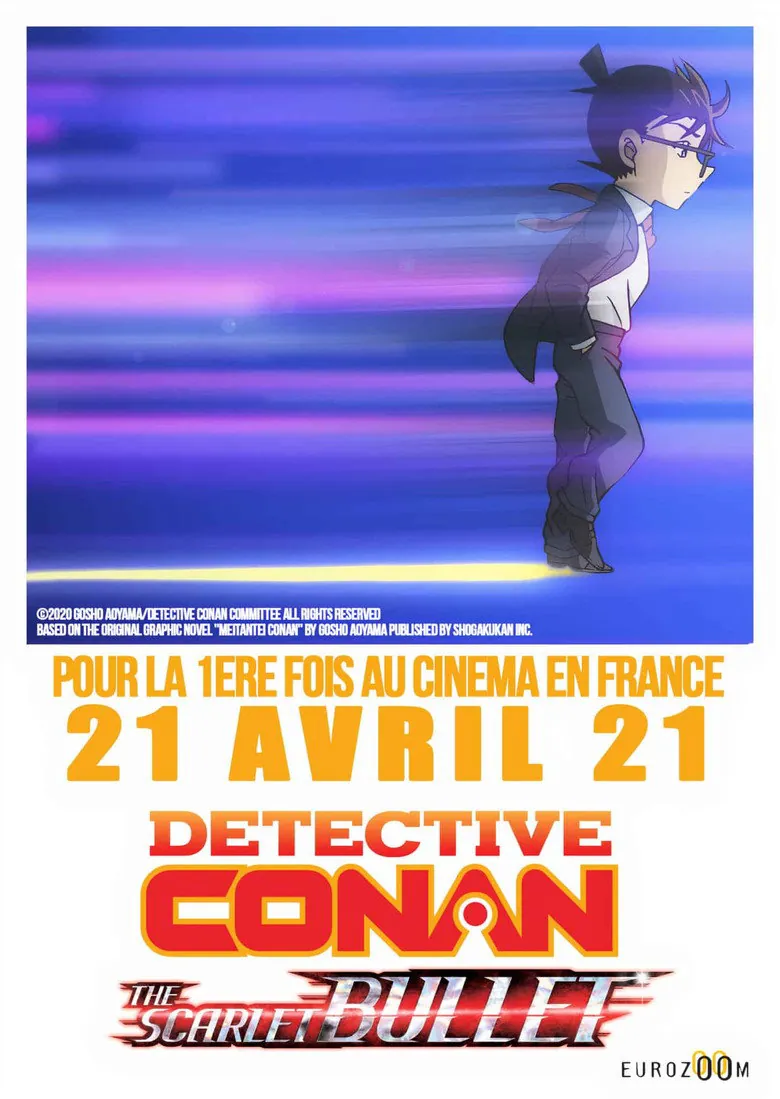 Affiche de Détective Conan : La Balle écarlate