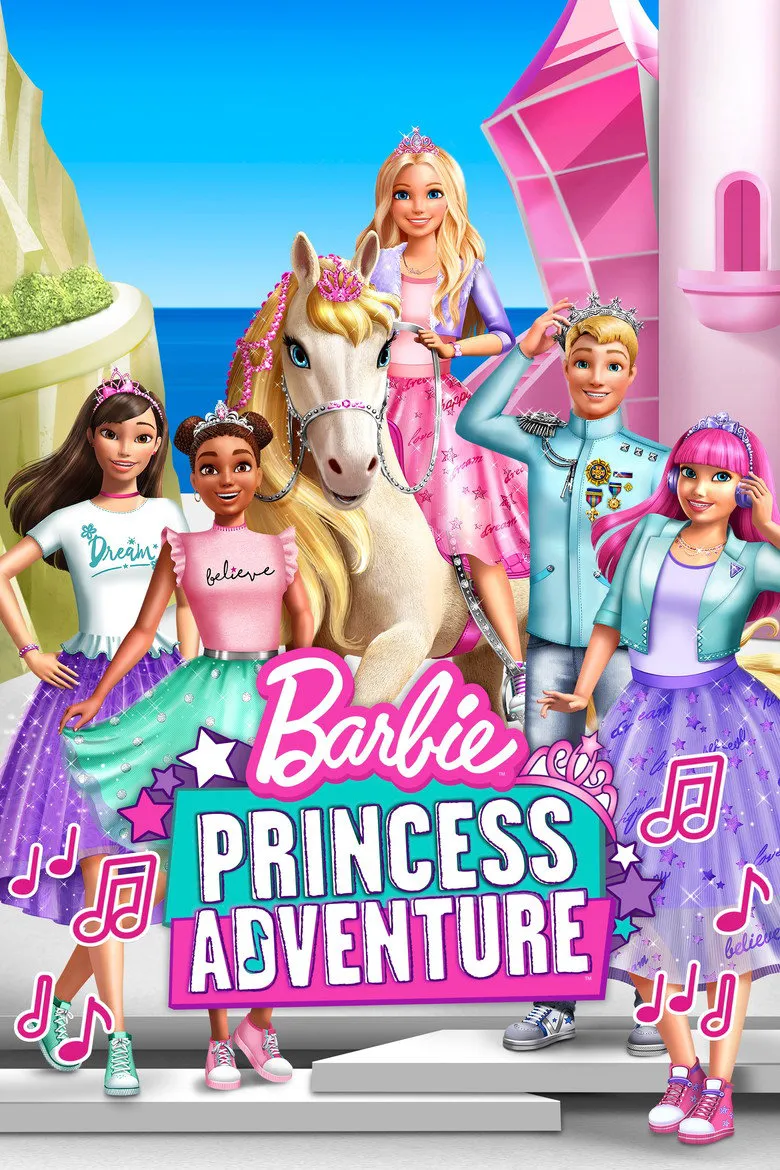 Affiche de Barbie : L’aventure de princesse