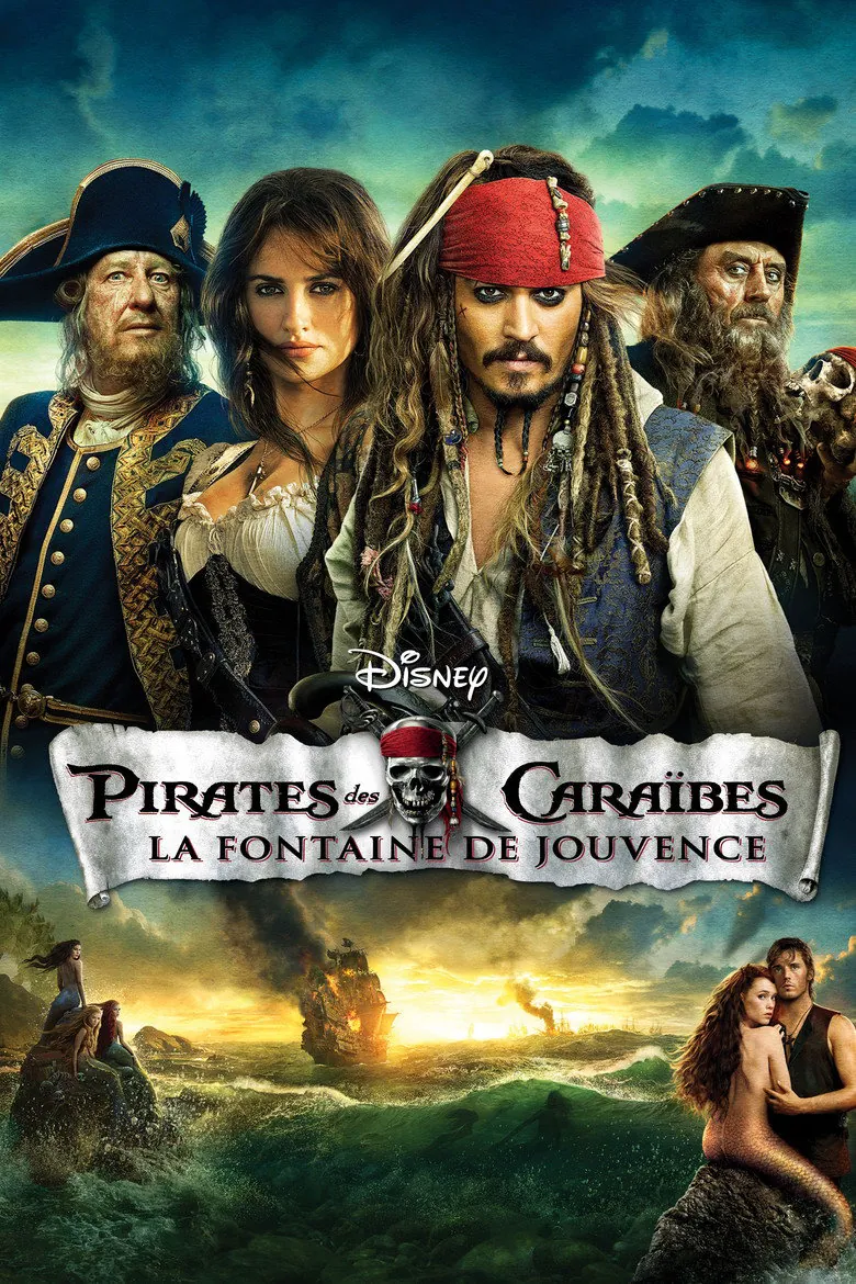 Affiche de Pirates des Caraïbes : La Fontaine de jouvence