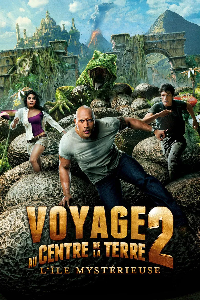 Affiche de Voyage au centre de la Terre 2 : L'Île mystérieuse