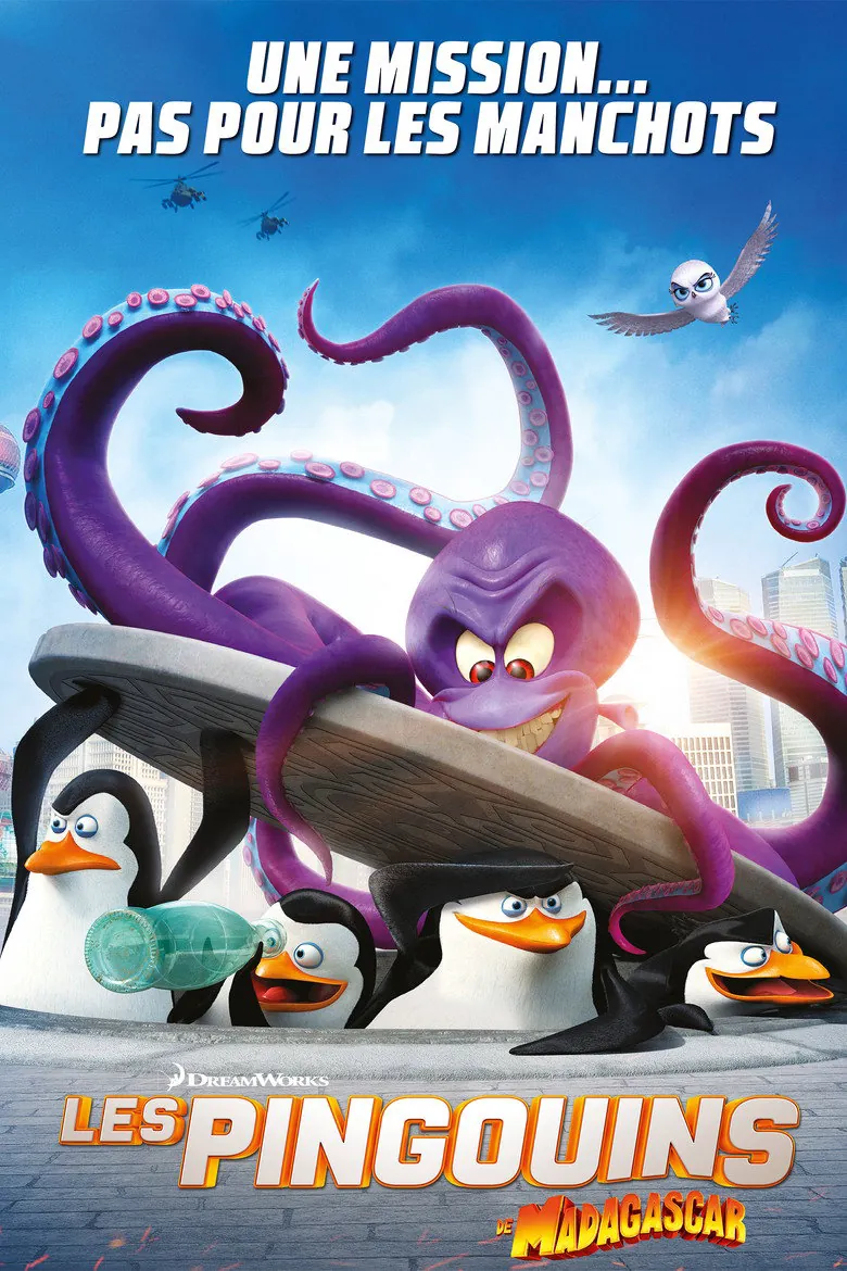 Affiche de Les Pingouins de Madagascar