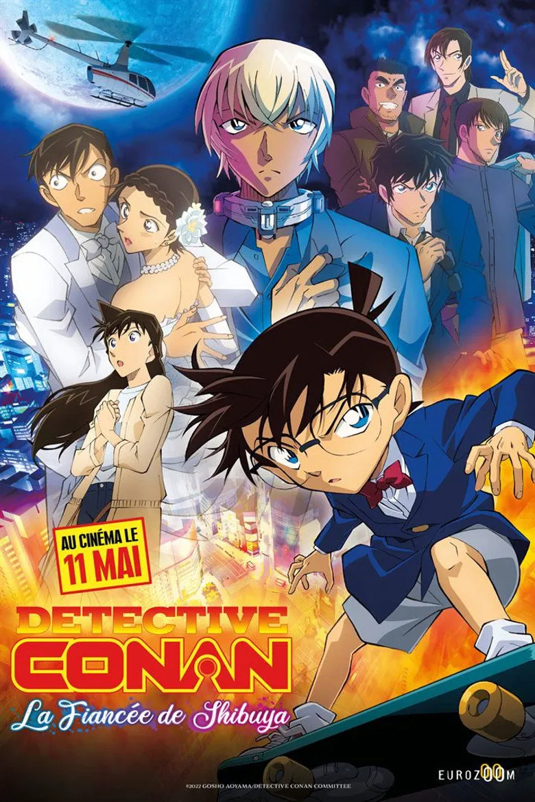 Affiche de Détective Conan : La Fiancée de Shibuya