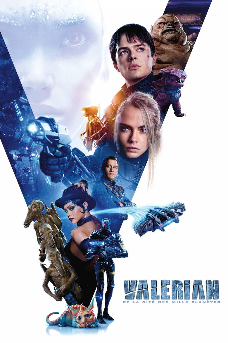 Affiche de Valérian et la cité des mille planètes