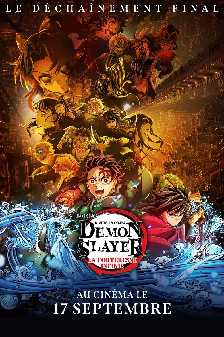 Affiche de Demon Slayer : Kimetsu no Yaiba La Forteresse Infinie