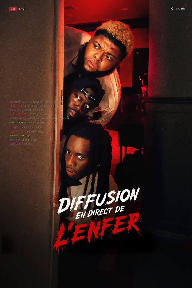 Affiche de Diffusion en direct de l'enfer
