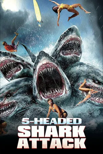 Affiche de L'attaque du requin à 5 têtes